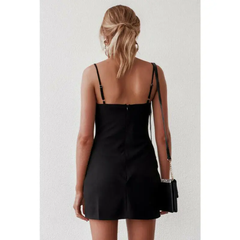 

Goocheer Women's Bandage Bodycon Sleeveless Evening Party Cocktail Club Short Mini Dress