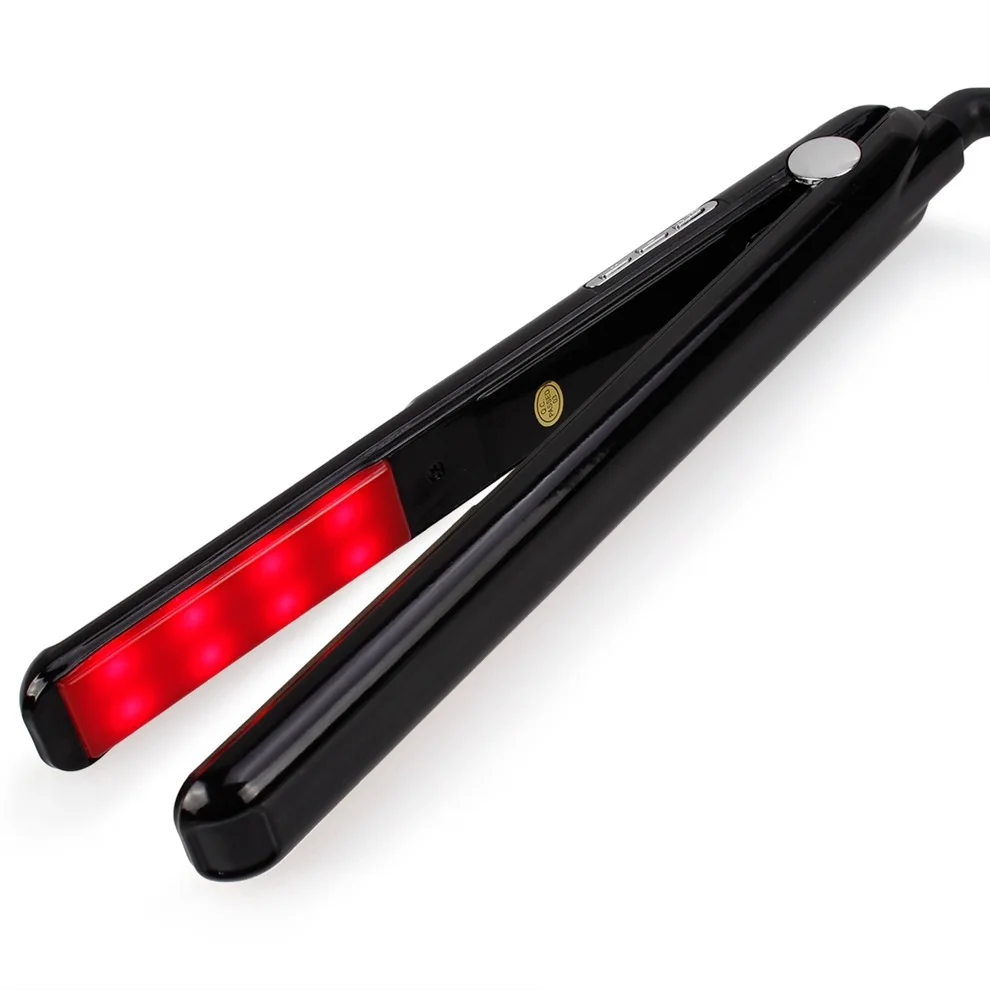 NEW Hair Care Ultrasonic Infrared Hair Straightener Professional Cold Flat Iron Hair Treament Styler Therapy Conditioning Tools