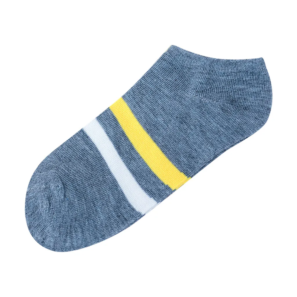 1 пара унисекс разноцветные короткие чулки удобные нескользящие хлопковые носки