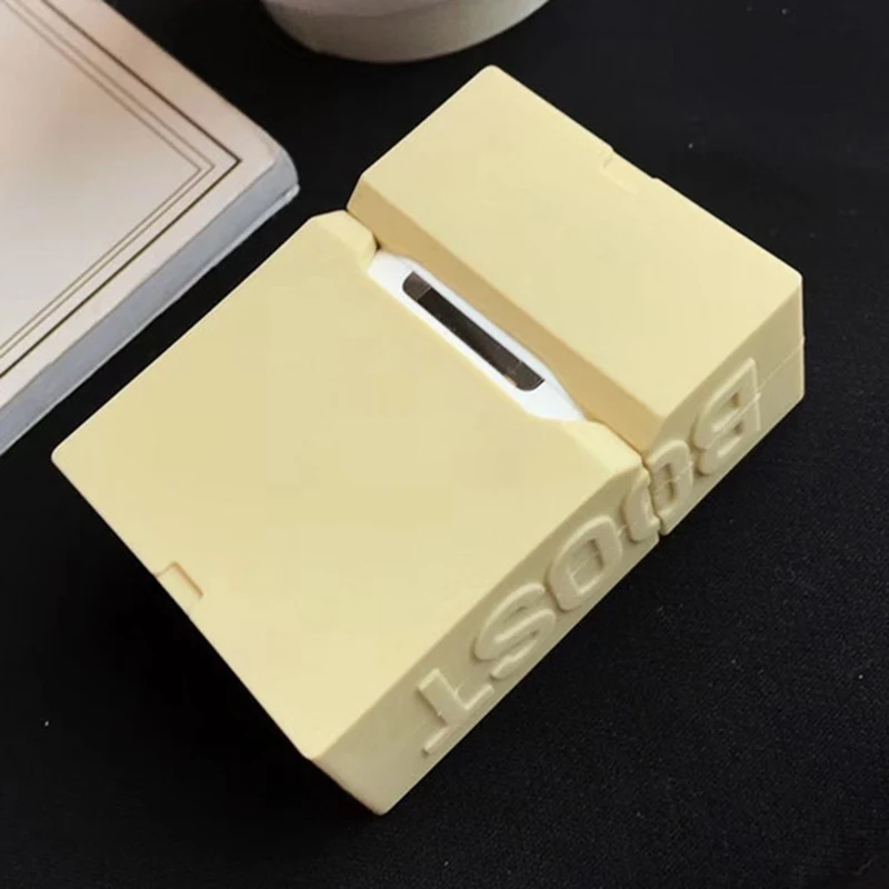 1 шт. 3D силиконовый чехол коробка для обуви форма Airpods Защитная крышка толстый 350 коробка для обуви+ крючок набор Airpods аксессуары