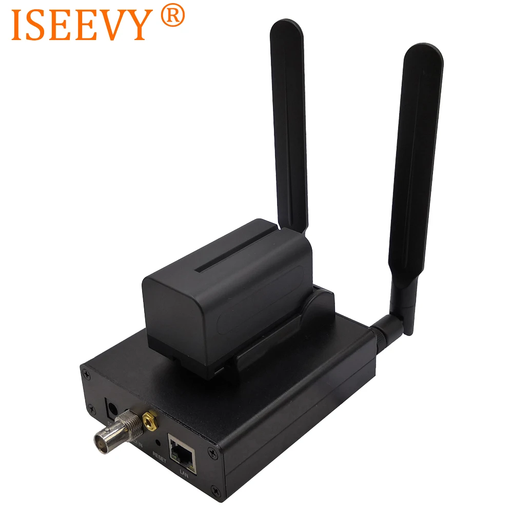 ISEEVY H.265 Портативный WiFi SDI видео энкодер для IPTV прямой трансляции RTMP RTMPS RTSP UDP RTP SRT HTTP