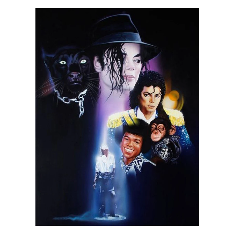 Новая Алмазная вышивка сделай сам с черной пантерой алмазная 5d картина Майкла