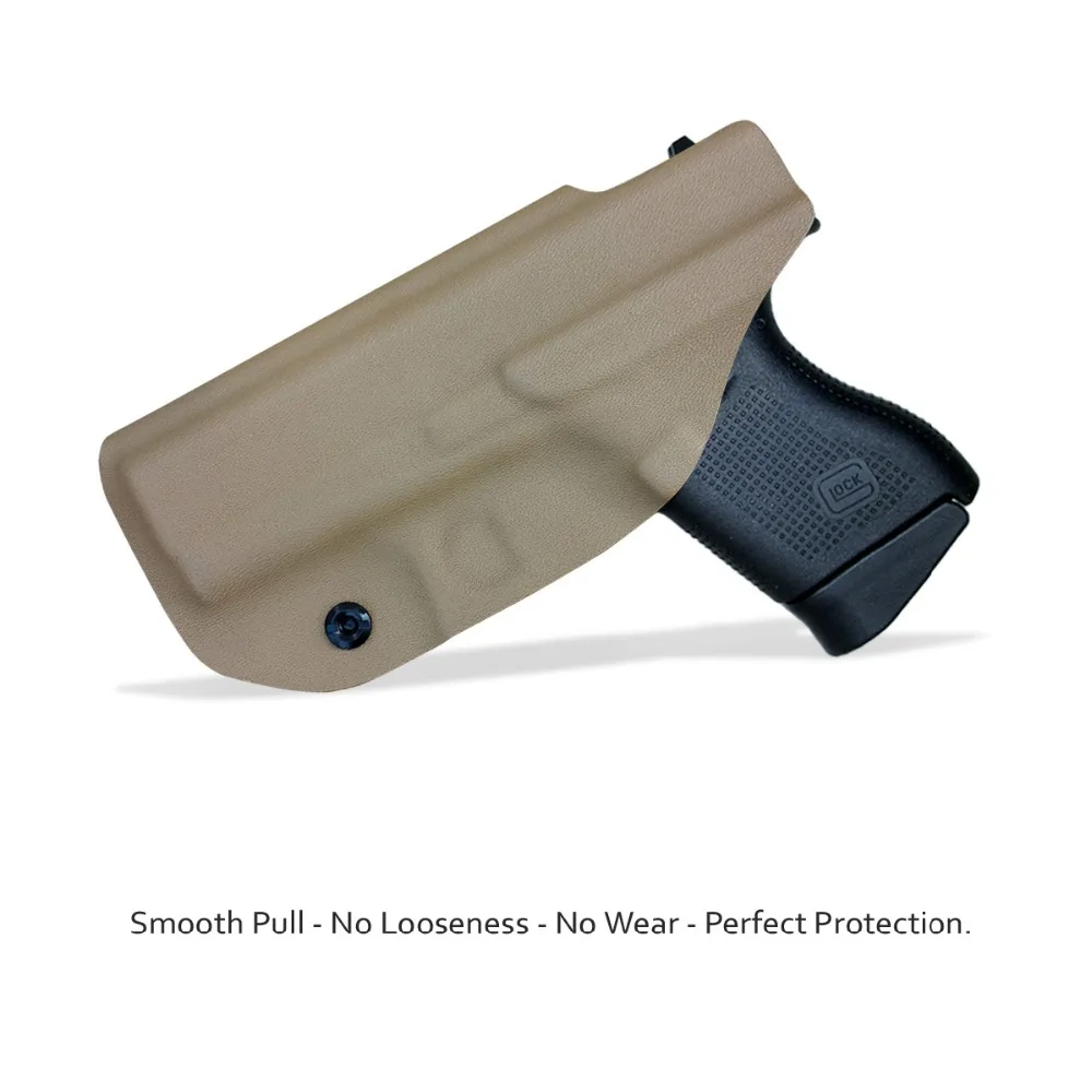 BBF Make IWB Тактический KYDEX пистолет кобура Glock 19 17 25 26 27 28 43 22 23 31 32 Внутри Скрытого Ношения кейс для пистолета аксессуары