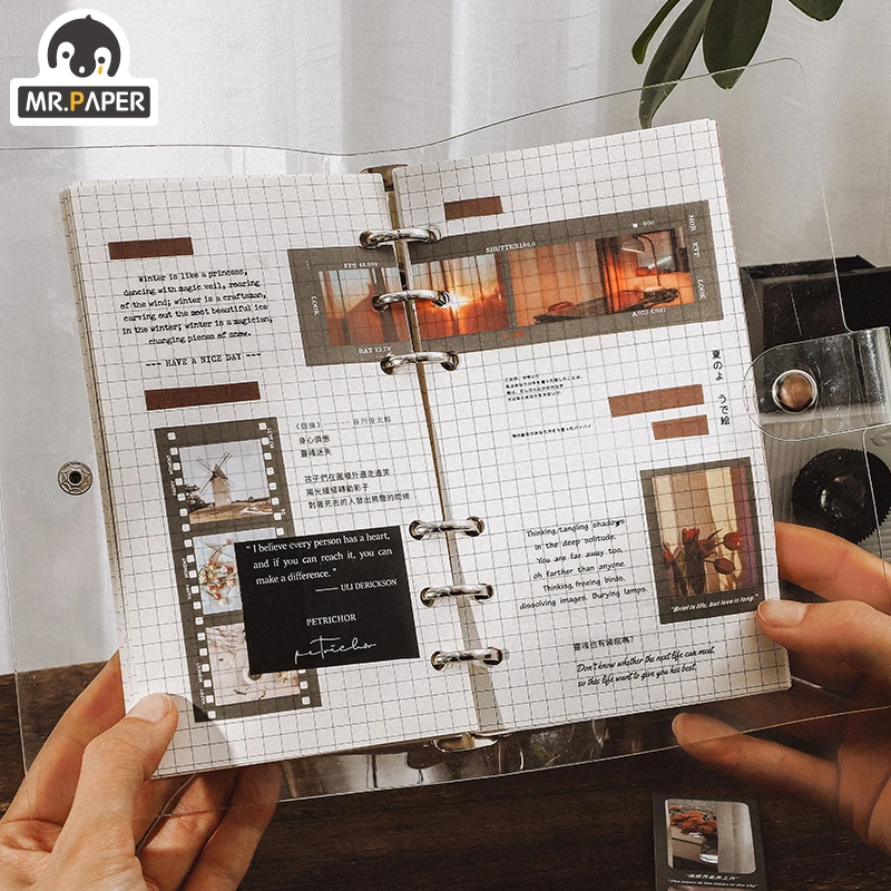 Mr.paper 6 видов конструкций Ins стиль романтическая серия галактики и бумага