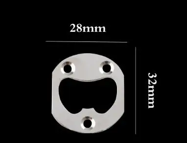 Открывалка для бутылок из нержавеющей стали с потайными отверстиями круглая или