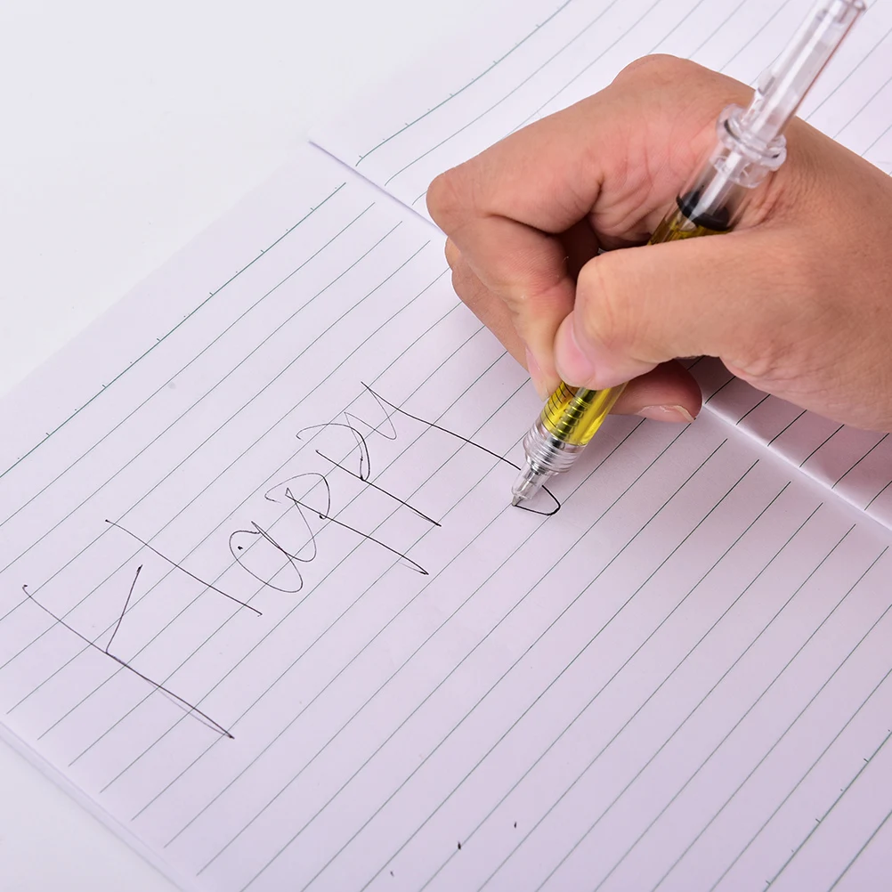 Кавайные школьные принадлежности Fun 10 шт./лот пластиковые шприцевые ручки