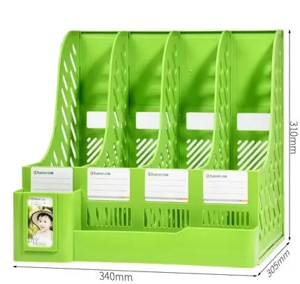4 - Box Type Многофункциональный офисный бумажный лоток A4 коробка бумажный Органайзер стол журнал держатель файл Органайзер лоток - Цвет: 4 - Box Type