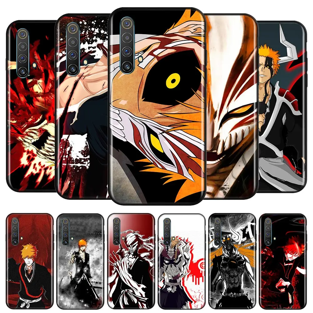 

Comic Bleach Ichigo Hollow For OPPO A74 A94 A93 A73 A53 A32 A31 A72 A12E A12 A11 A9 A5 2020 5G AX7 Black Phone Case