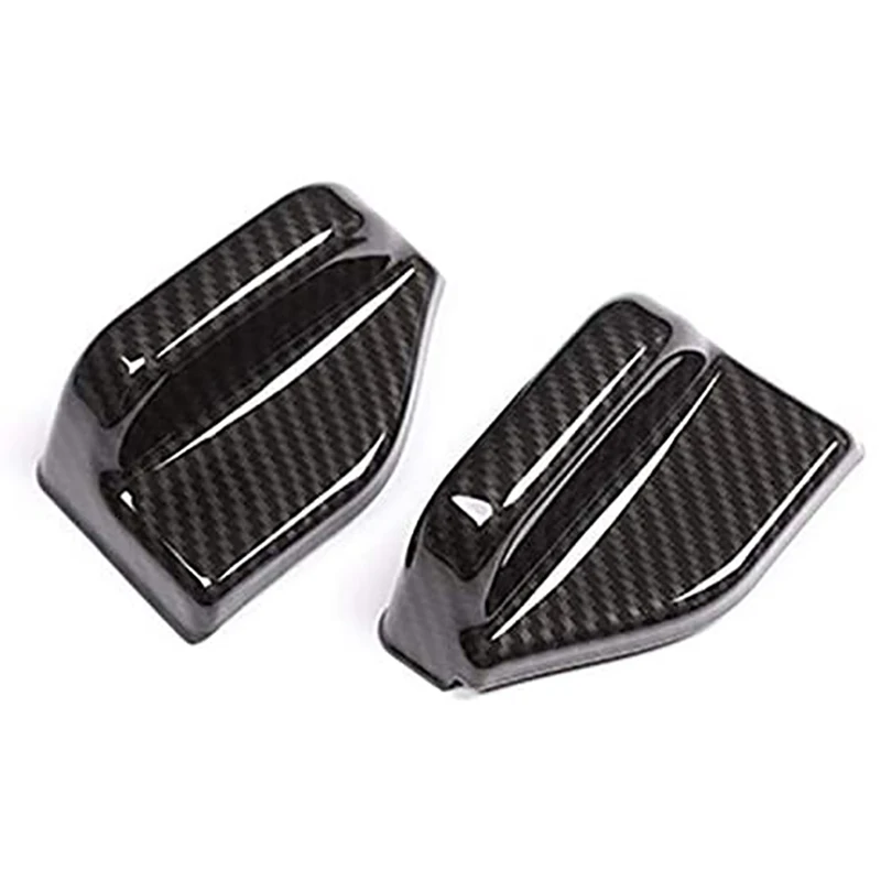 

2Pcs Carbon Fiber Style Car Seat Safety Belt Cover Trim for Benz B Class W246/C Class W204/CLA GLA C117 Accessories