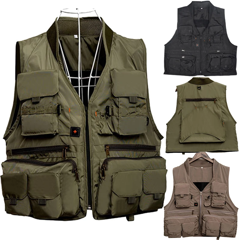 2019 рыболовный жилет Быстросохнущий для рыбы дышащая одежда рыбалки уличная