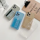 Чехол-накладка для iPhone 13 Pro Max, 13 Pro Max, 13 Mini, 13 Pro, ТПУ, с отделением для карт