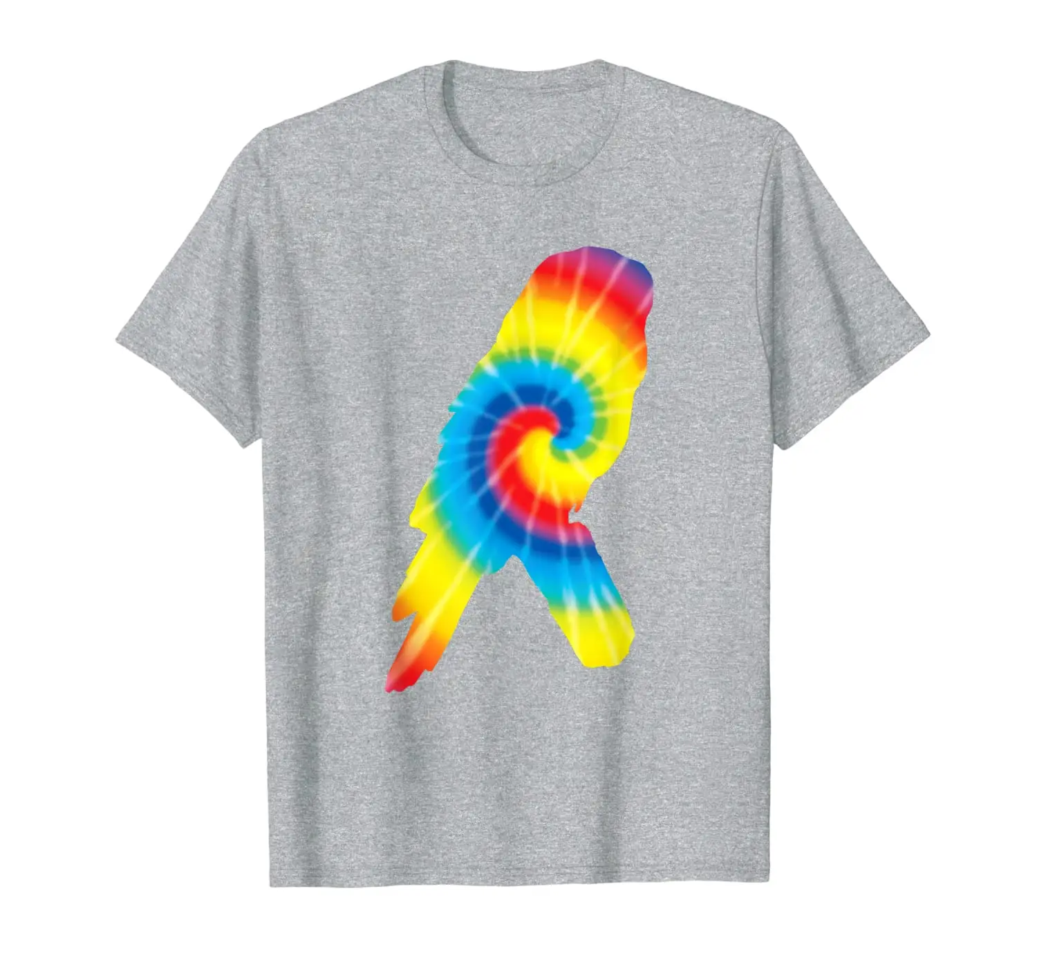 

Tie Dye Kakapo Rainbow Print Bird Animal Hippie Peace Gift T-Shirt