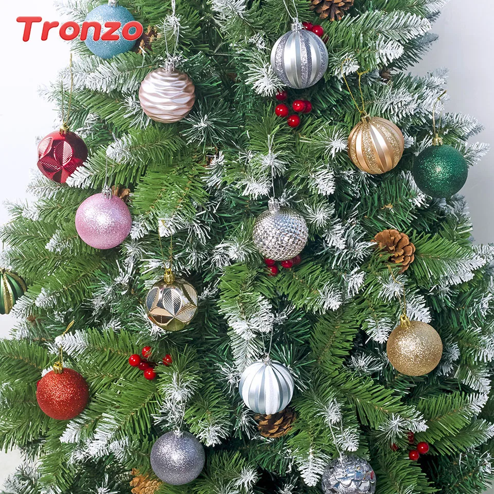 Tronzo-12PCS елка на Рождество украшения дома Рождественские подвесные для вечеринки