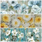 Алмазная 5d картина Huacan с полным цветком, украшение для дома, квадратнаякруглая вышивка, мозаика с цветами мака, Подарочный Кристалл