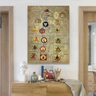 Чакра для йоги, пробуждение, Ретро абстрактный постер, медитация, искусство, дерево жизни, печать, современное настенное искусство, холст, картина, скандинавский Декор для дома