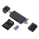 DM 5 в 1 кардридер CR023 SDTF Muldti кардридер с USB lightning и микро usb интерфейсом