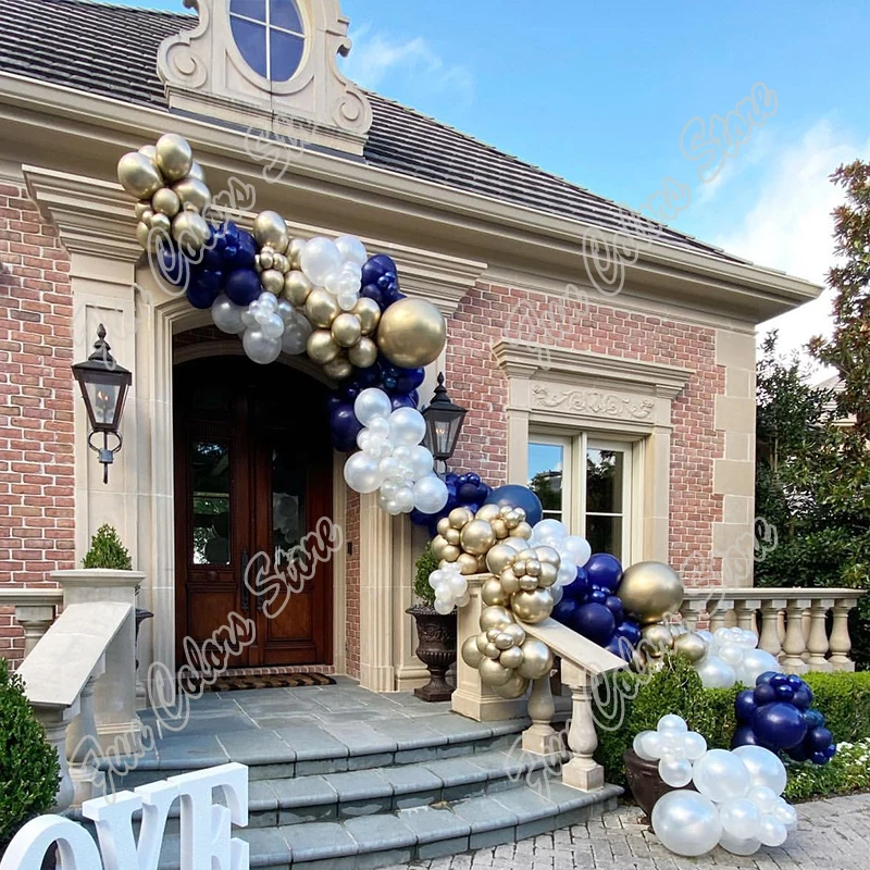 

186 шт., матовые темно-синие воздушные шары