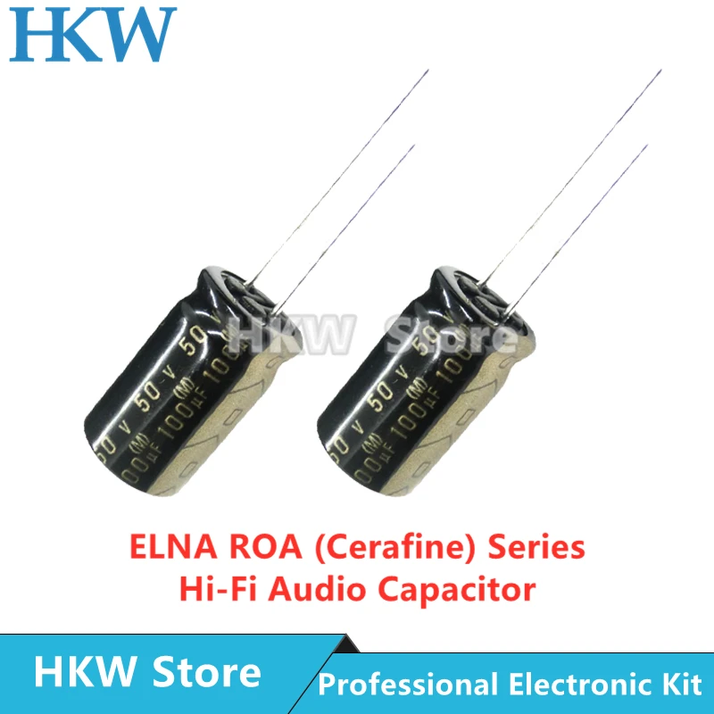 Фото 10 шт., Hi-Fi аудио конденсатор серии ELNA ROA (Cerafine), 16 В, 25 В, 50 в, 10 мкФ, 22 мкФ, 47 мкФ, 100 мкФ Ф, 220 мкФ, 22uf25в, 22UF50V, 100UF25V, оригинал №5