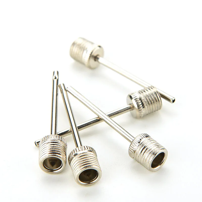 

5 PCS Stainless Steel Pump Pin Sports Ball Inflating Pump Needle For Football Basketball Soccer Inflatable Air Valve Adaptor