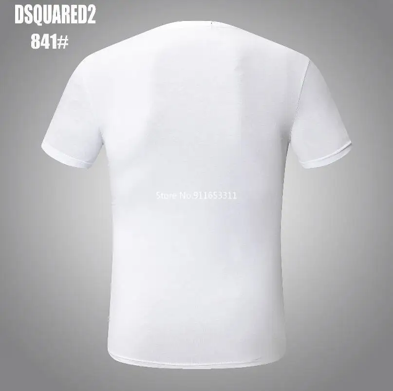 luxury 2021 new casual summer hot selling short sleeved round neck men the same brand spring summer d2 t shirt m xxxl free global shipping