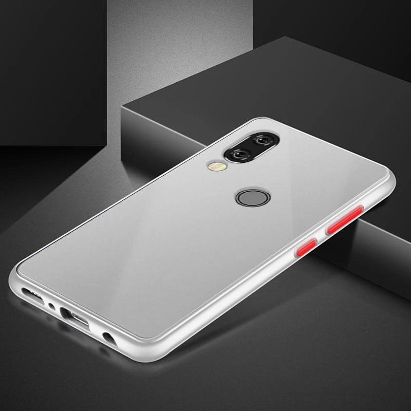Чехол для Xiaomi Redmi 7A 7 матовый прозрачный роскошный ударопрочный жесткий акриловый