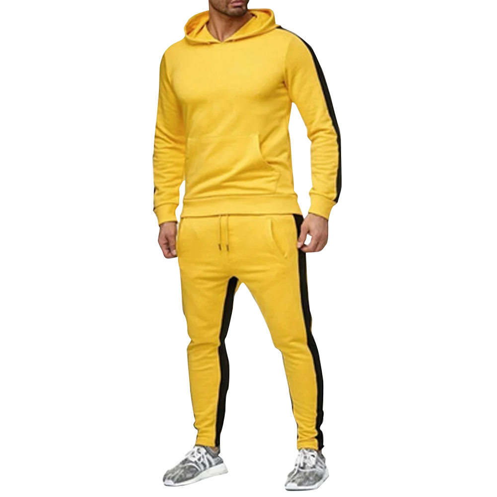 Мужская Новая весенне осенняя Толстовка комплект из 2 х предметов спортивный