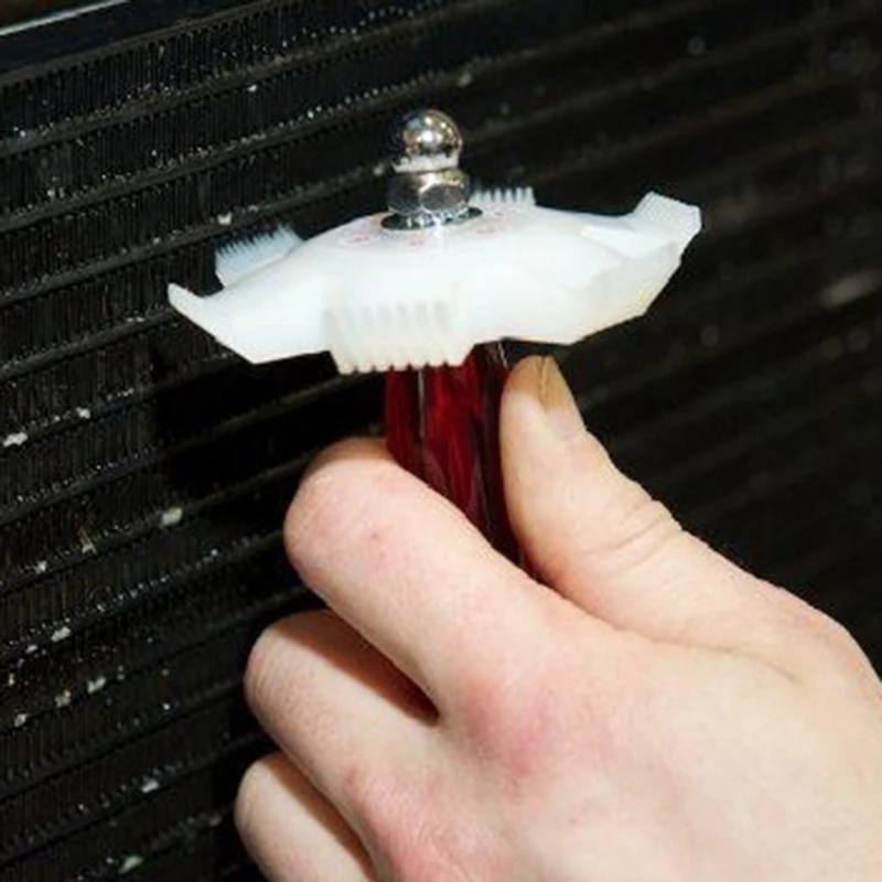 Car Automotive Refrigeration A/C Condenser Radiator Evaporator Fin Straightener Comb Rake Cleaner Tool White | Автомобили и
