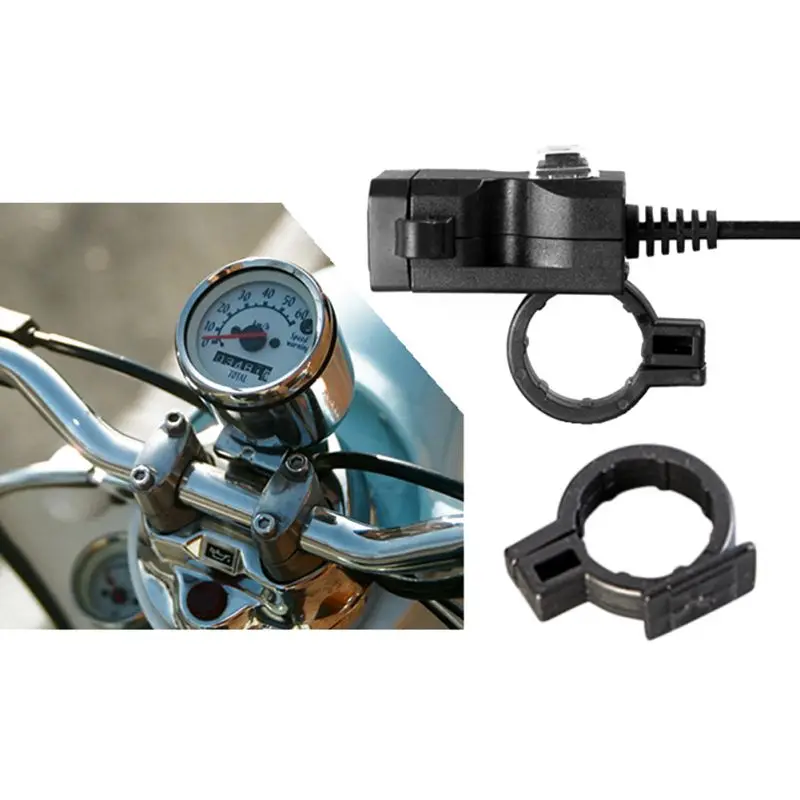 Зарядное устройство для мотоциклетного руля с двумя USB-портами