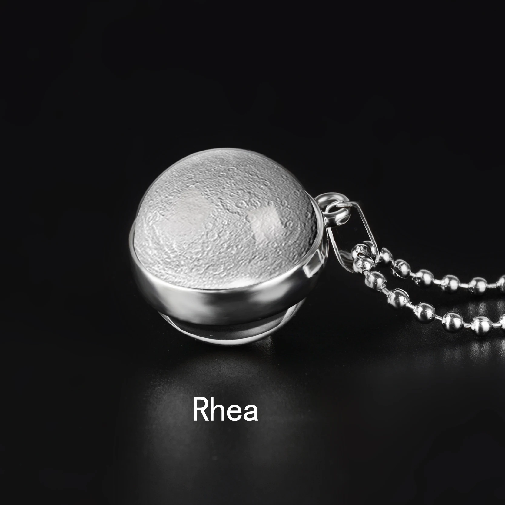 Rhea Двустороннее ожерелье с глобусом, солнечная система, планета Венера, Меркурий, Марс, Сатурн, уран, Нептун, земля, солнце, кулон, купольное стекло, ожерелье s - Окраска металла: Rhea