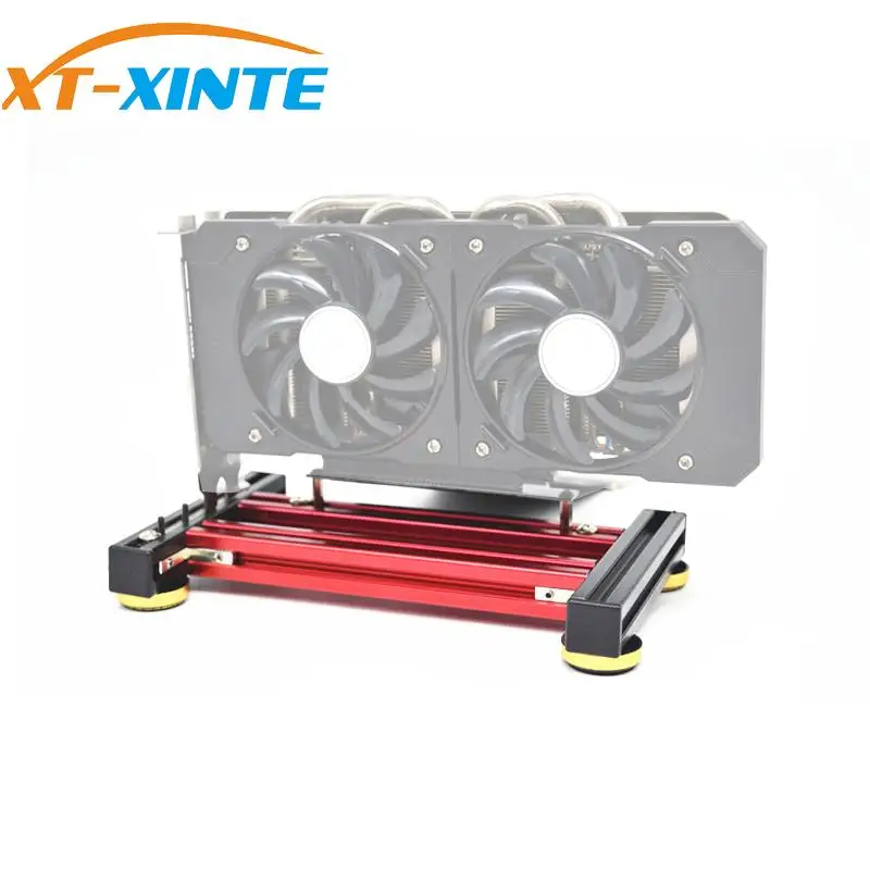 XT-XINTE видеокарта «сделай сам», тестовый стенд с открытым воздухом, корпус PCI, внешнее основание дисплея с удлинителем блока питания, подставка для проводов