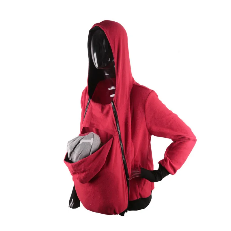 Пальто для беременных куртка-кенгуру пальто с капюшоном Верхняя одежда