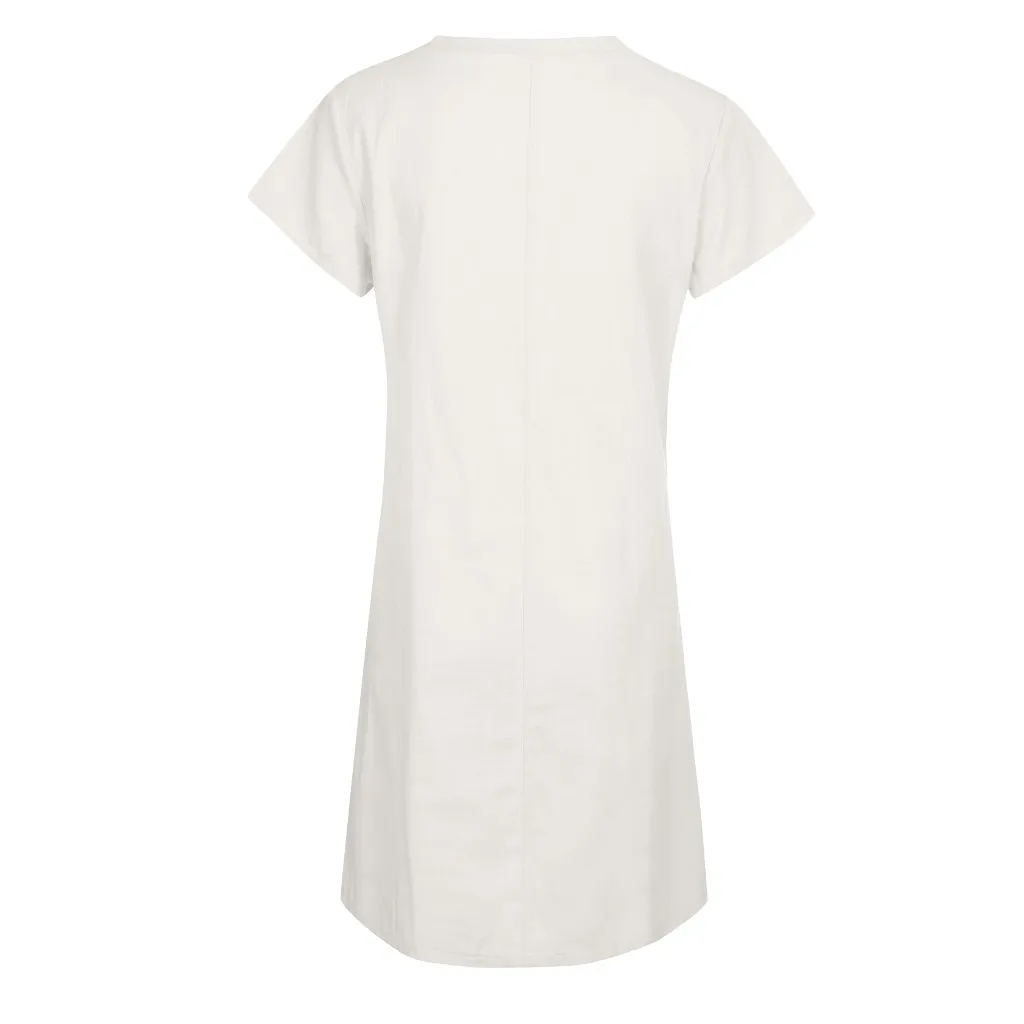 

Loose Boho Dress Women Cartoon Animal Printed Summer Casual Dresses 2021 Short Sleeve A-line Beach Boho Dress Sundress Vestidos