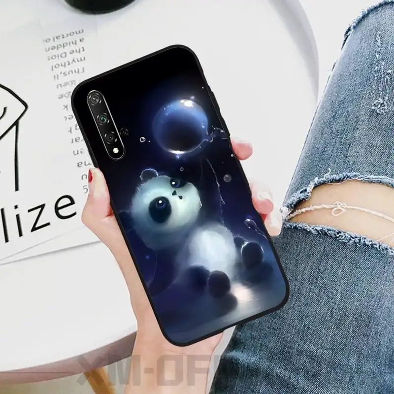 

Panda Phone Case For Huawei P20 P30 P40 Pro Mate 10 20 30 Pro Lite P Smart 2019 Nova 5t Cases Cover Carcasa