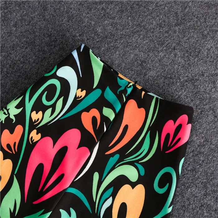 Женская летняя юбка-карандаш с цветочным принтом повседневная Юбка До Колена