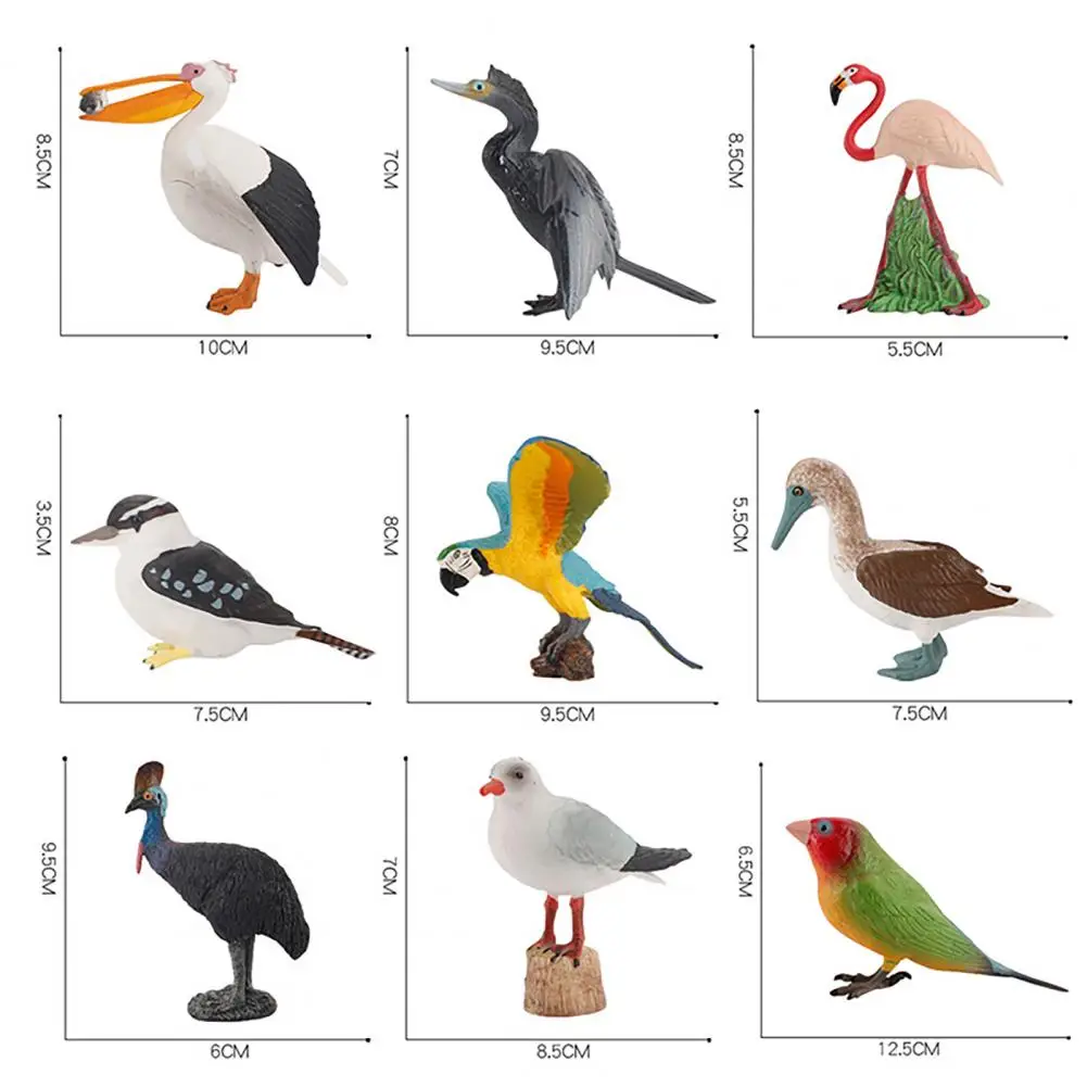 

Simulation Wild Parrot Flamingo Model Fake Artificial Imitation Animal Home Garden Ornament Miniature Decoration Home Decoration