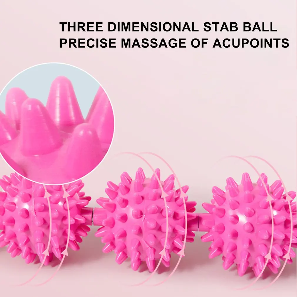 

Hedgehog Ball Massage Relaxing Fascia Roller Stick Yoga Fascia Stick Relieve Pain Muscle Relaxation Tool