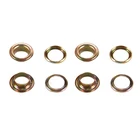 4 # Разноцветные желтые железная втулка ушко для ручного ушко тонкий пояс, который крепится на руку Пресс тонкий пояс, который крепится на люверсах для знамя гибкого трубопровода 500 компл.упак.