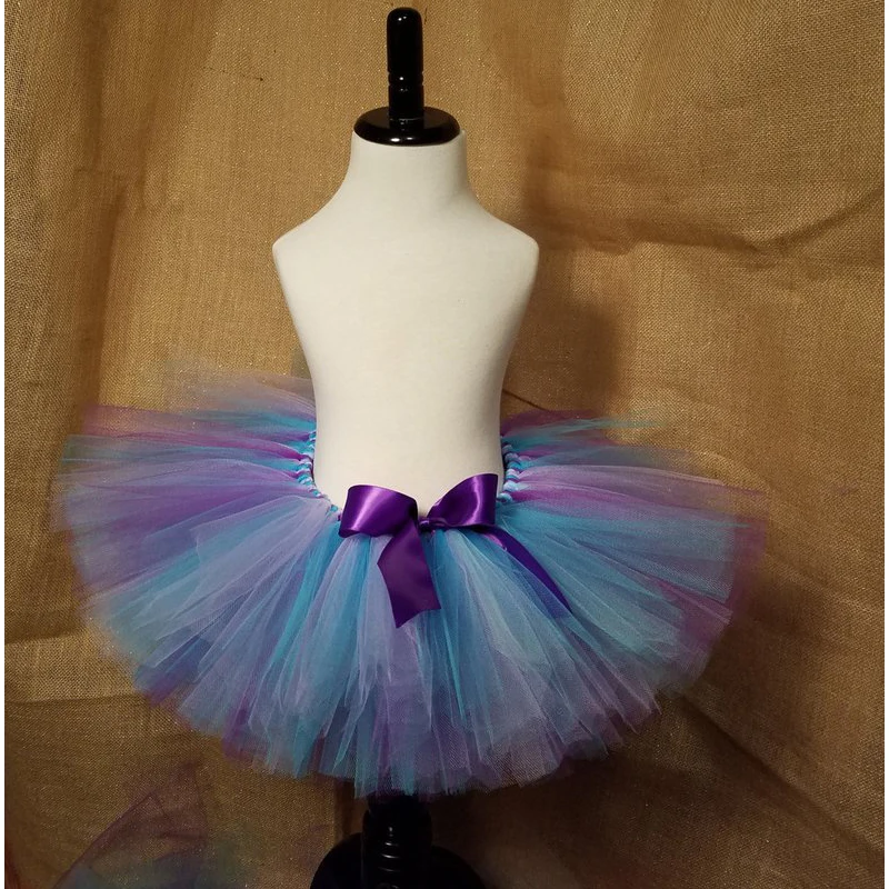 Детская Красивая Пышная юбка-пачка Тюлевая юбка для танцев девочек праздничное
