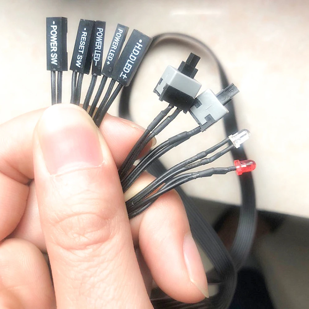 60 см материнская плата красный зеленый светодиодный светильник ПК блок питания