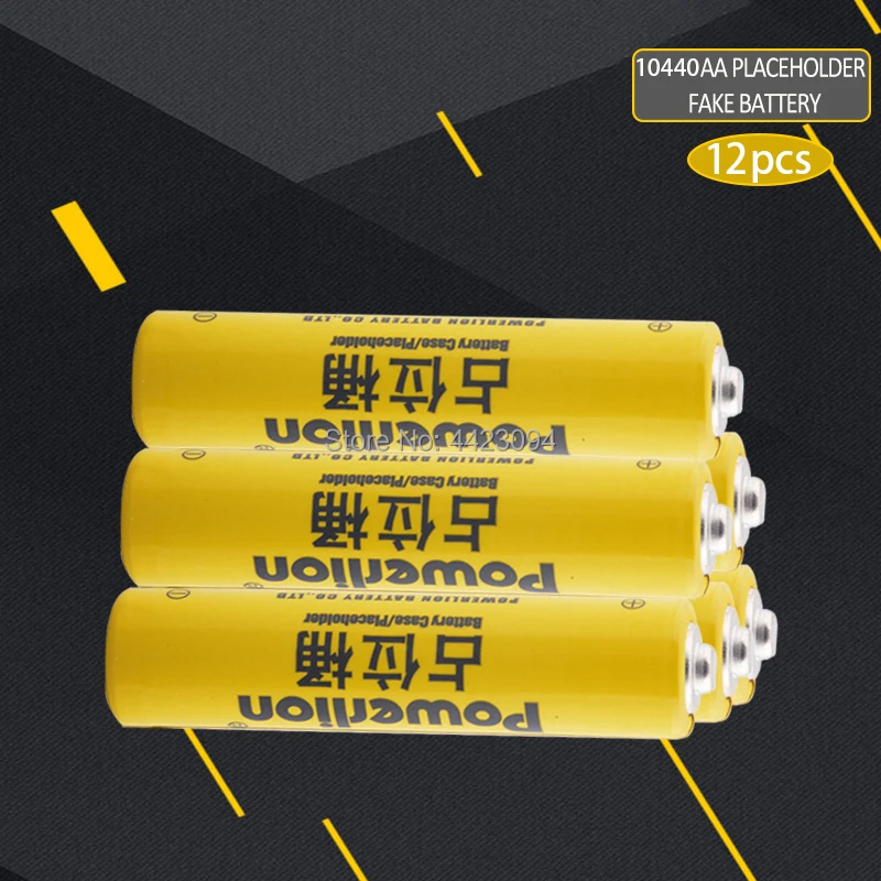 12 шт./лот 10440 литий ионный манекен неоригинальная батарея AAA установки