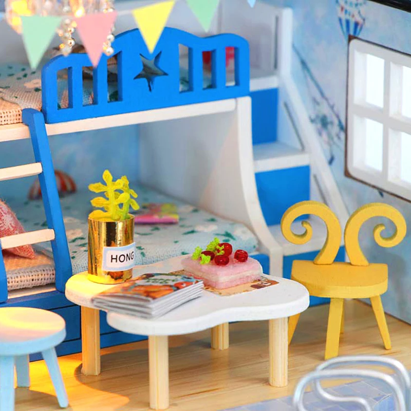 Маленький кукольный домик мечты 3D модель сделай сам сборная игрушка миниатюрный