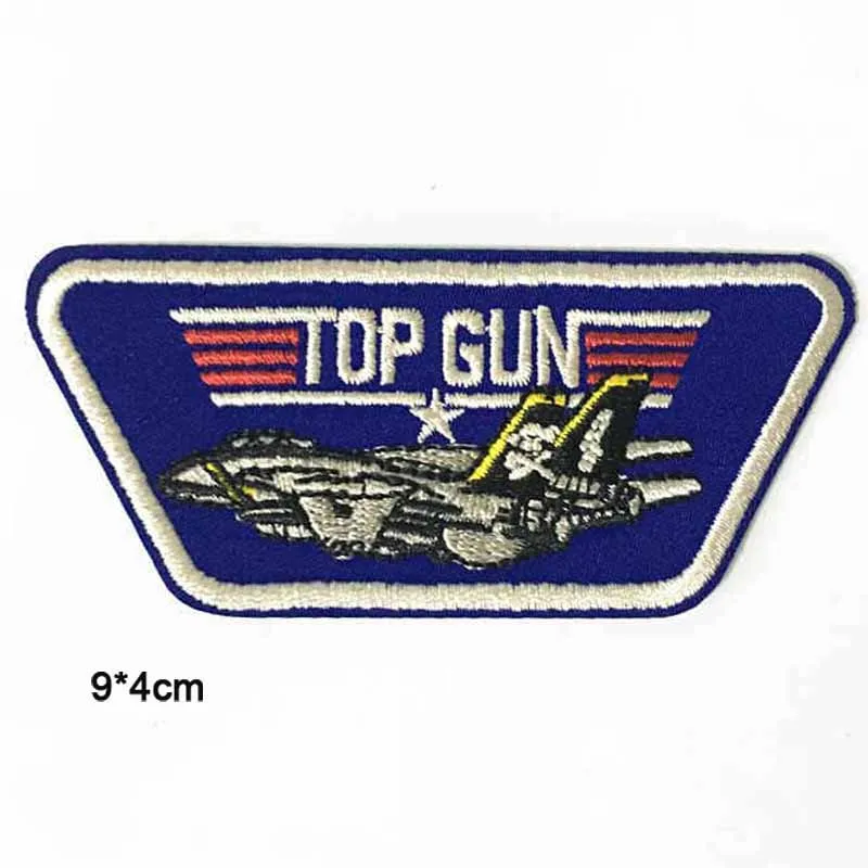 Нашивки для одежды с вышивкой Top Gun Fighter Warplane | Дом и сад