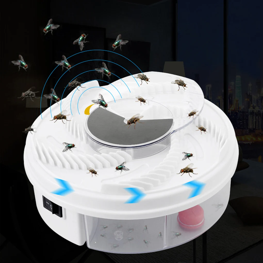 

Electric Fly Trap Anti Fly Killer Traps Automatic Flycatcher Device Insect Pest Reject Control Catcher Fly Trap Catching USB