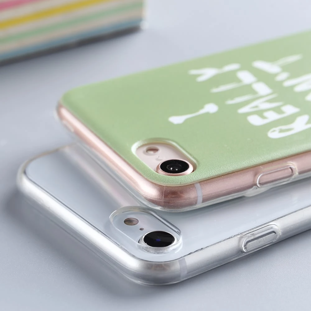 L-FADNUT модный Забавный чехол для iPhone X Xs тонкий милый бампер 7 8 6 6S Plus Мягкий ТПУ