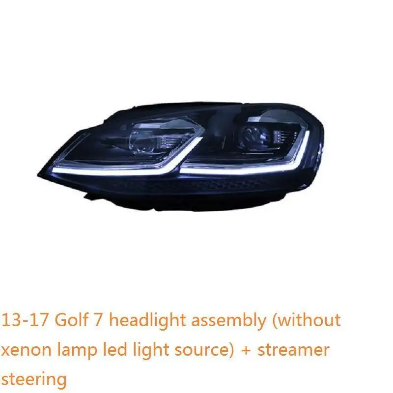 Drl Automovil Запчасти для укладки Neblineros Led Para Автомобильные фары Задние Автомобильные фары в сборе 14 15 16 17 для Volkswagen Golf 7 - Цвет: MODEL K