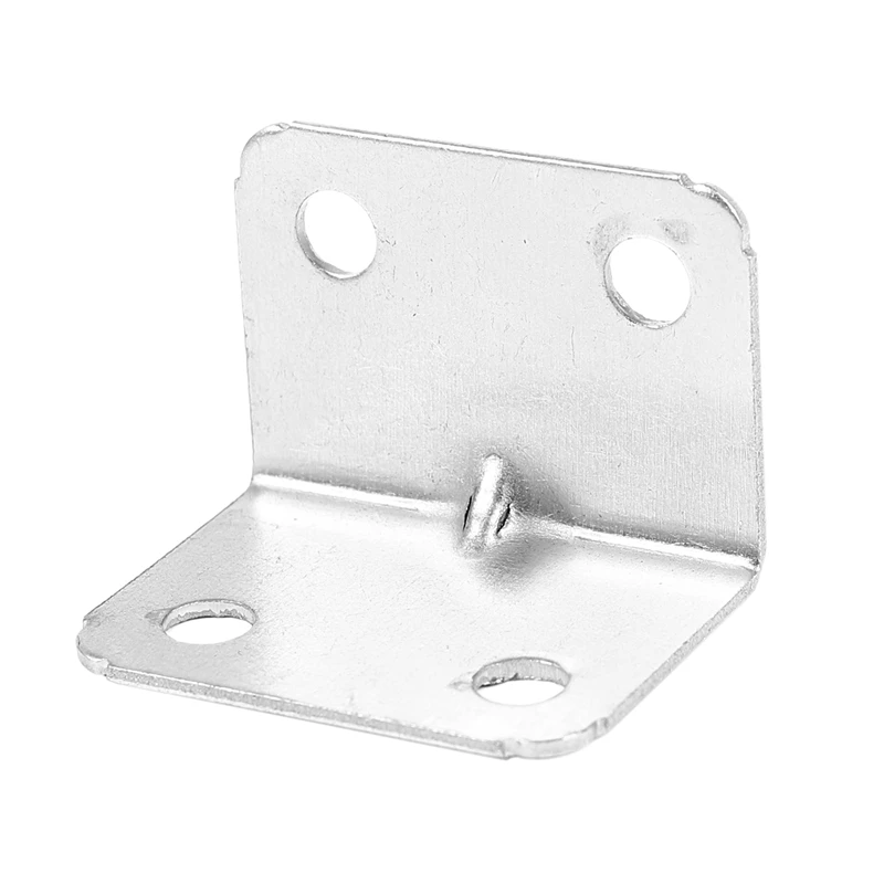 Stainless Steel Corner Braces Angle Brackets Silver Tone 8PCS | Обустройство дома