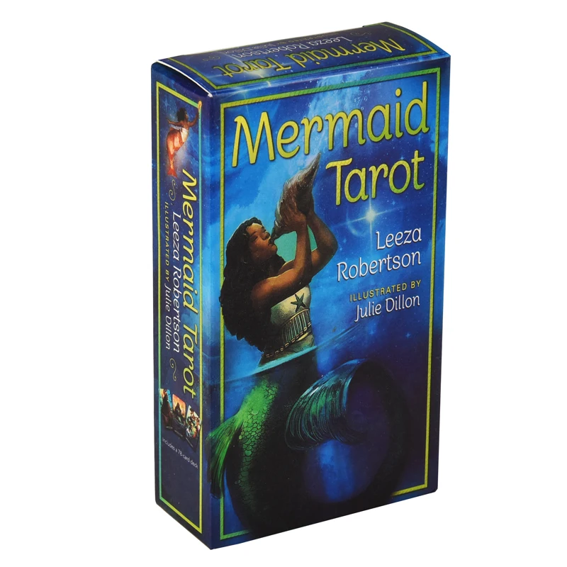 

Mermaid Tarot Card Game English Illuminati Kit Tarot Deck Table Card Board Games Party Light Visions Tarot Cards Family Games