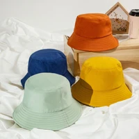 bucket hat women caps fedoras male fishing bucket hat for girls for man ladies fashion sun hats cotton cap female