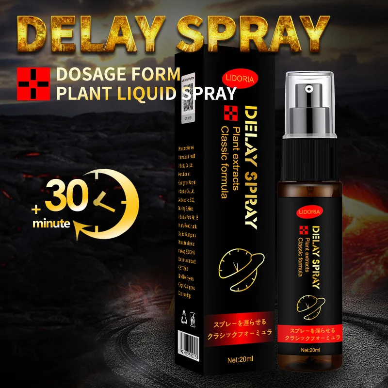 

Sex Delay Spray for Men Male External Use Anti Premature Ejaculation Prolong 60 Minutes Penis Enlargment Adult Lubricant