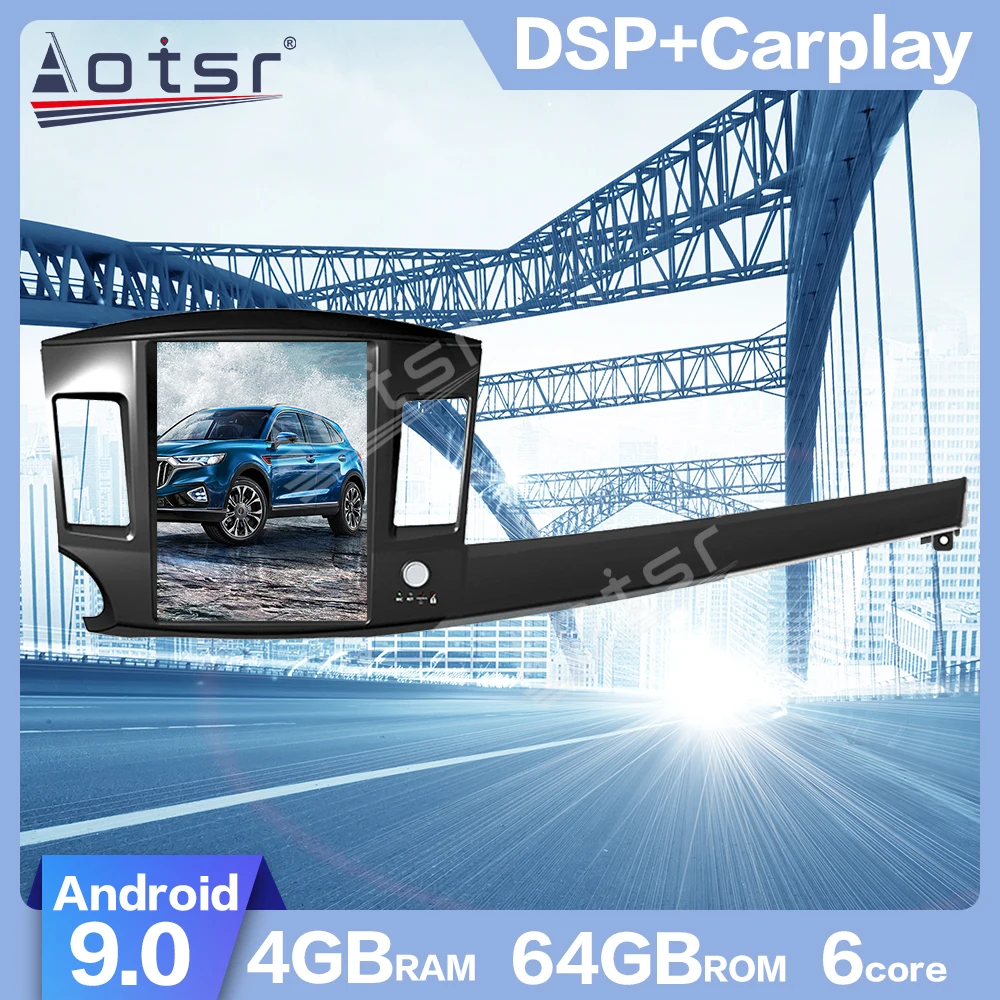 Автомагнитола на Android 9 с GPS-навигацией для Mitsubishi Lancer 2007-2017 мультимедийный плеер 2Din